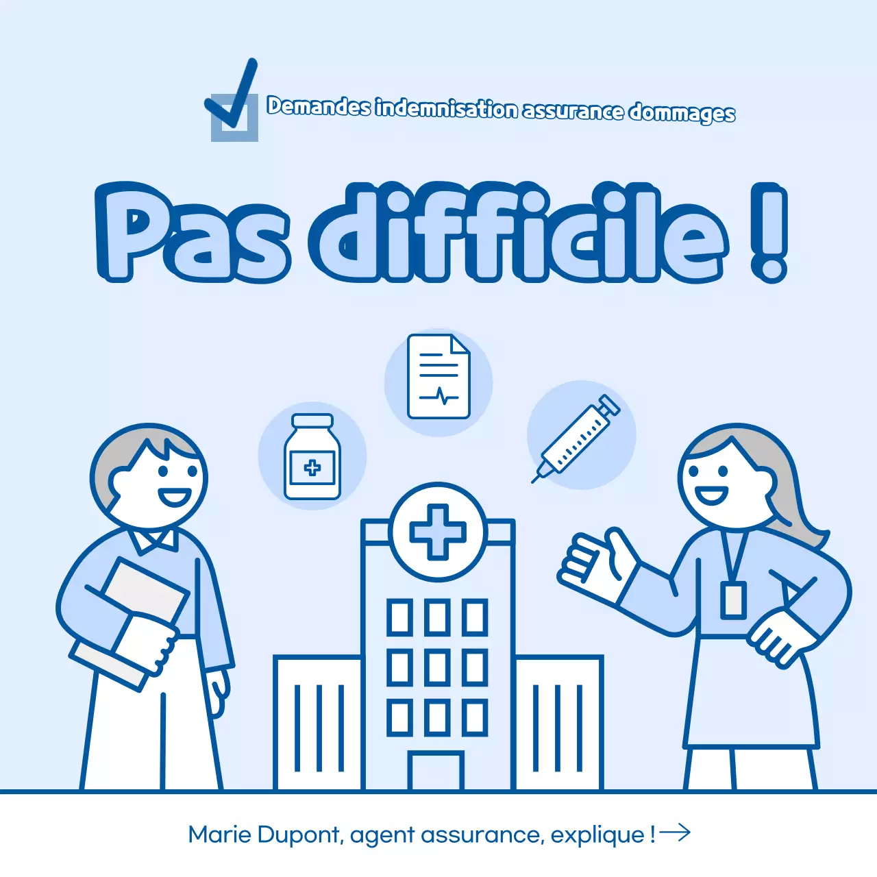 Guide d'assurance simple Sky Blue