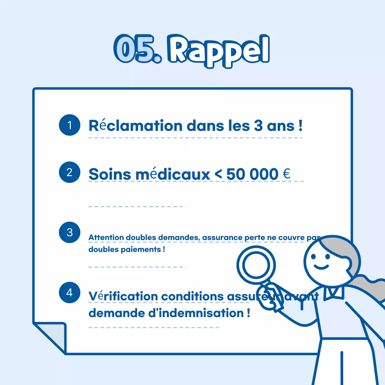 Guide d'assurance simple Sky Blue