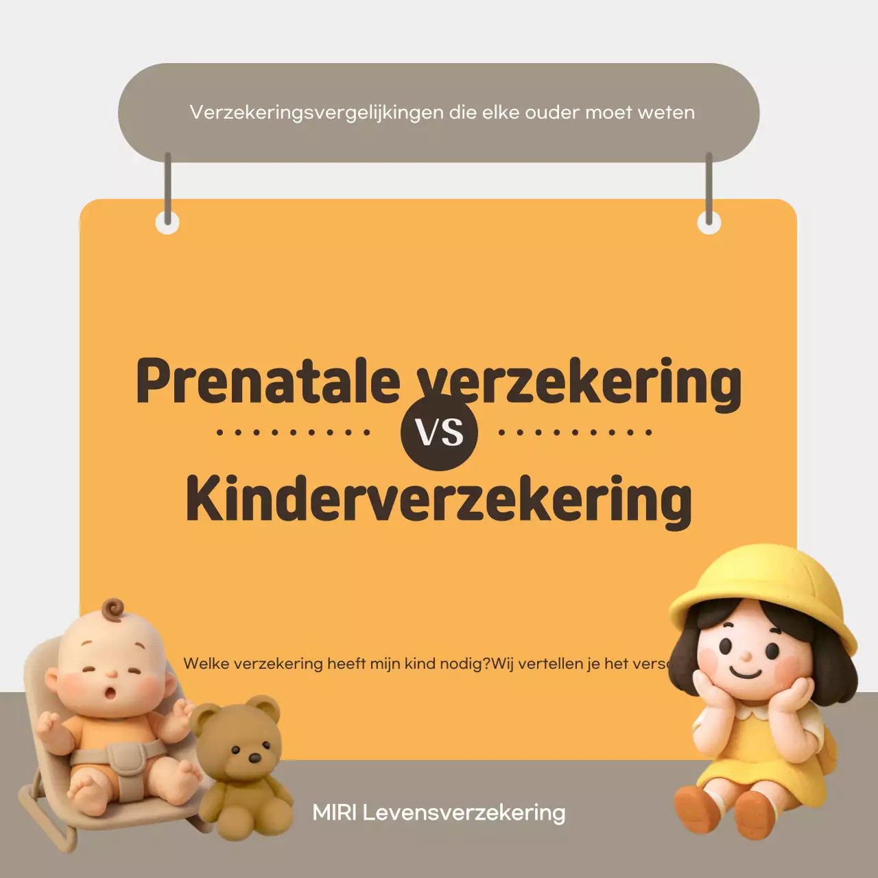 Advertentie voor een schone verzekering in Orange