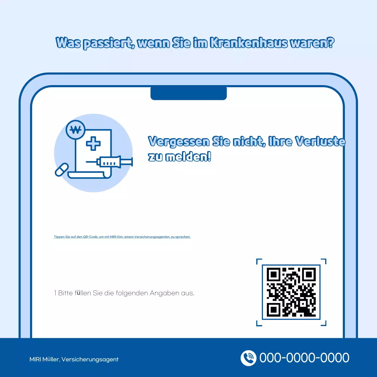 Sky Blue Einfacher Versicherungsleitfaden