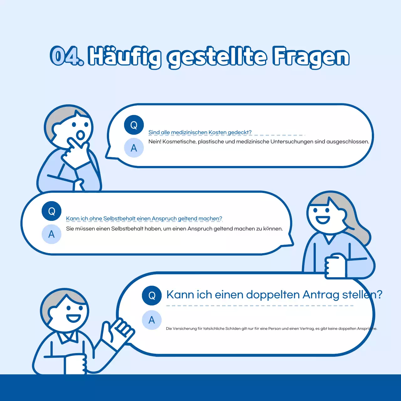 Sky Blue Einfacher Versicherungsleitfaden