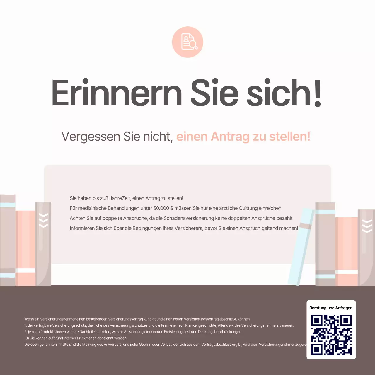 Simple Beige Loss Versicherungsanspruchsleitfaden