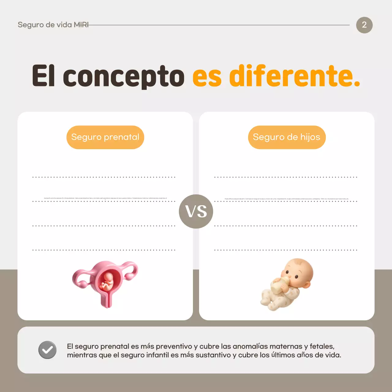 Anuncio de seguros de Orange Clean