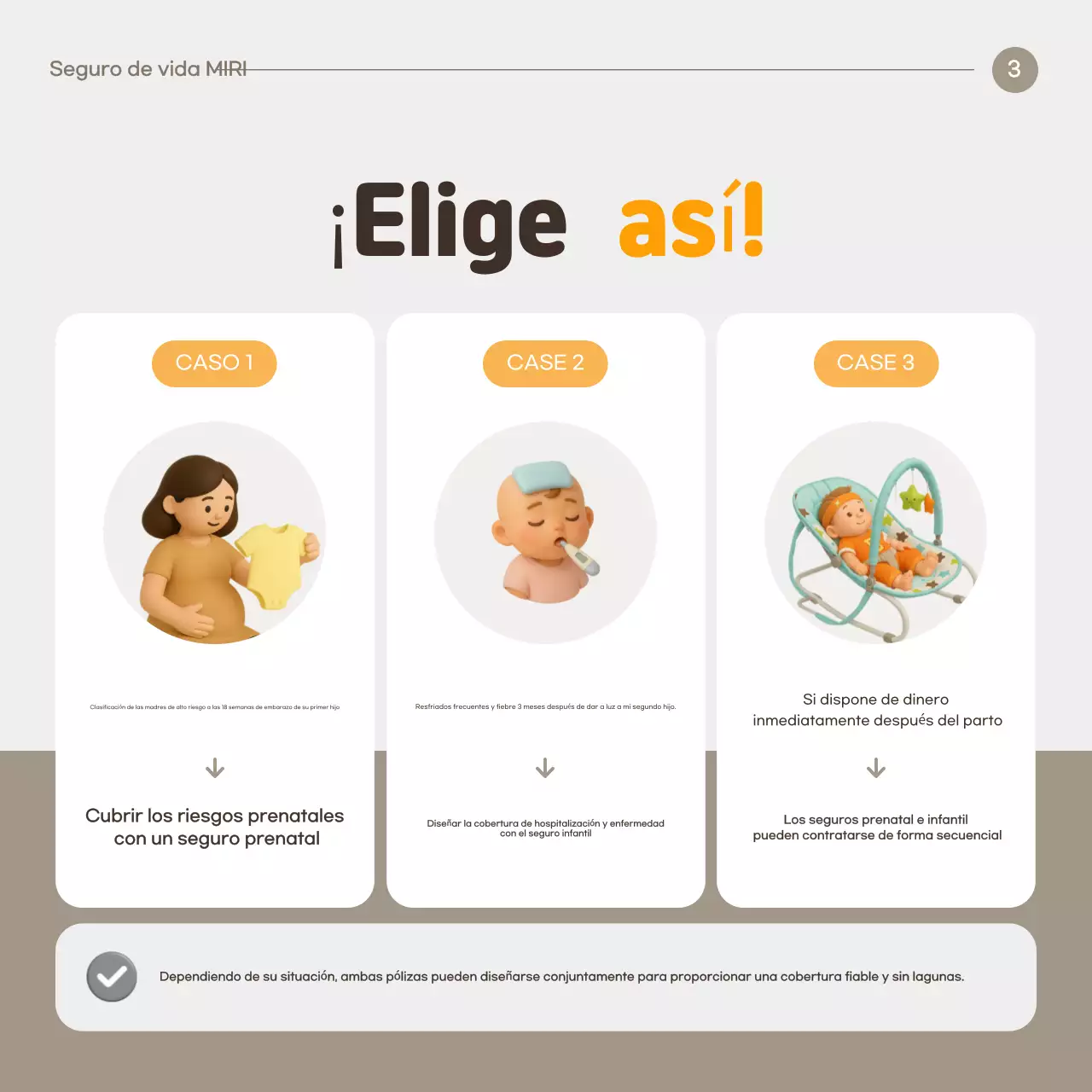 Anuncio de seguros de Orange Clean