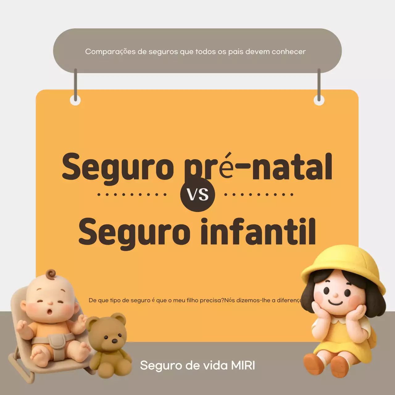Anúncio de Seguro Limpo Laranja