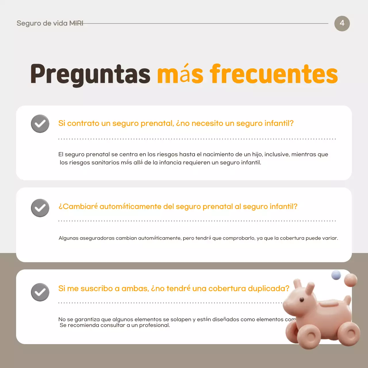 Anuncio de seguros de Orange Clean