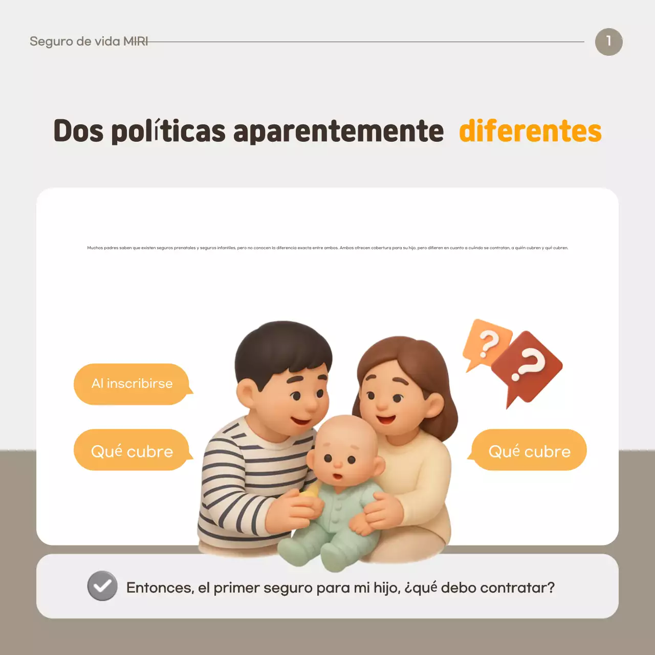Anuncio de seguros de Orange Clean