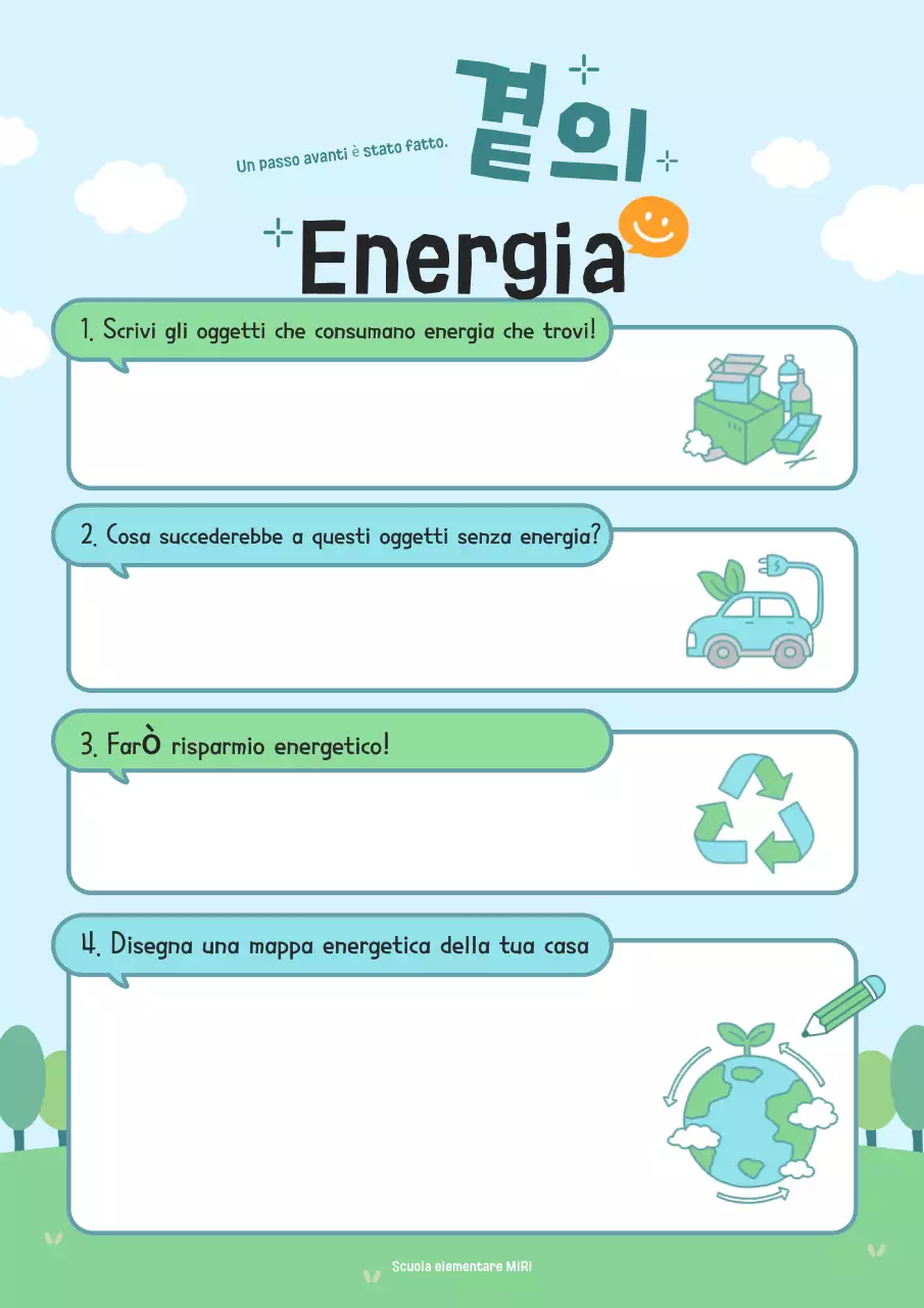 Materiali didattici per l'energia del bambino azzurro