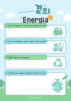 Materiali didattici per l'energia del bambino azzurro