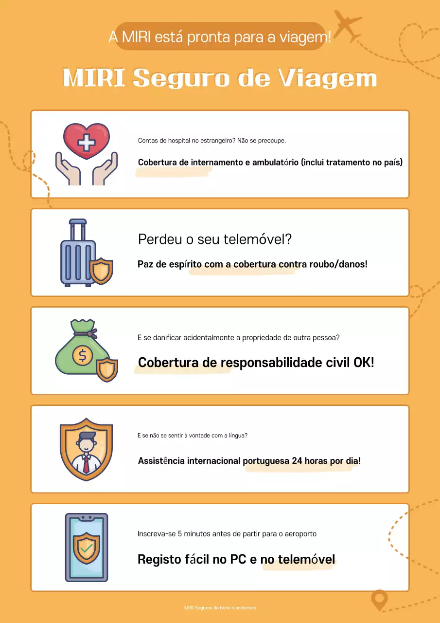 Promoção de Seguro Viagem Orange Simple