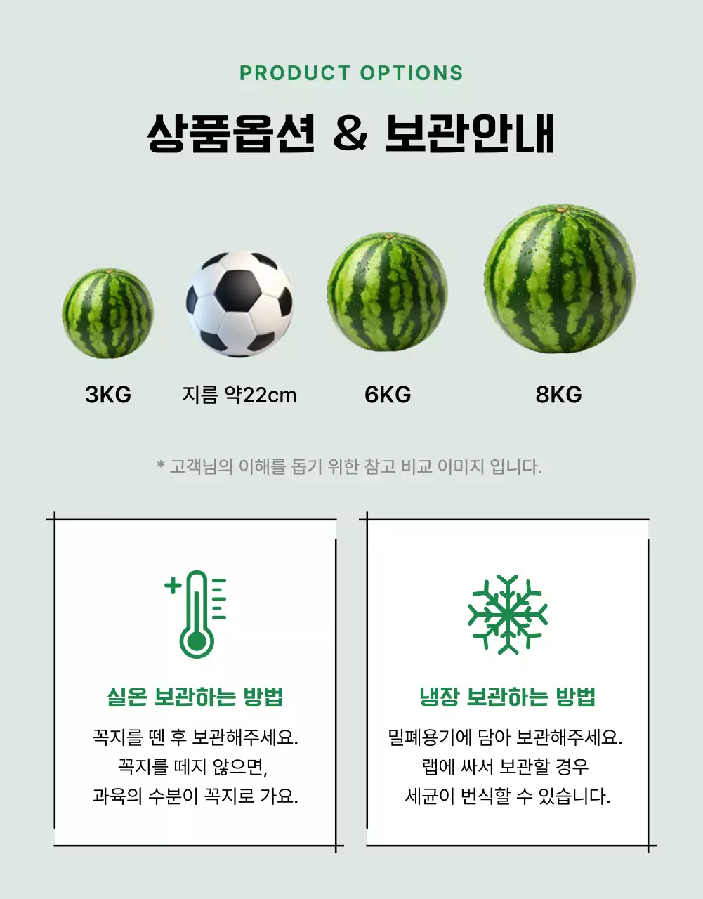 심플한 수박 상세페이지