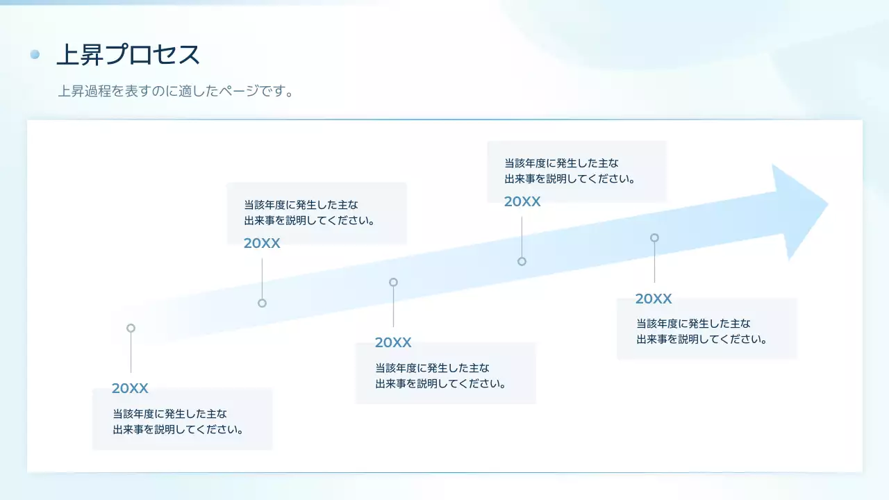 青 シンプル ビジネス プレゼンテーション
