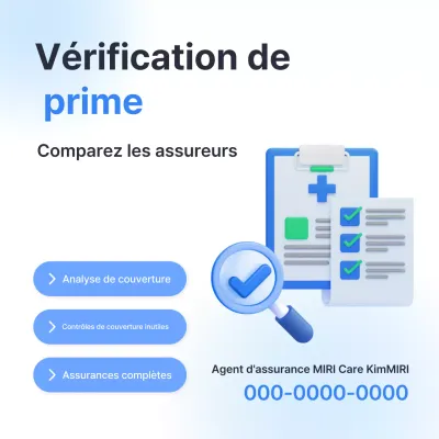 Promotion de l'assurance moderne bleue