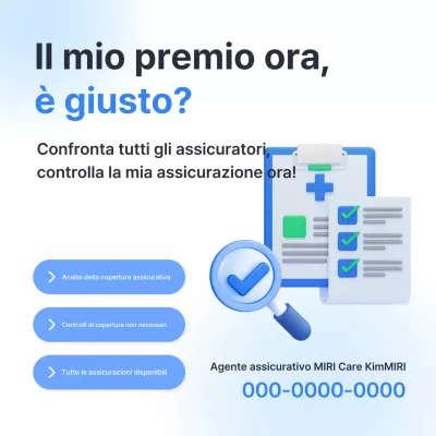 Promozione Blue Modern Insurance