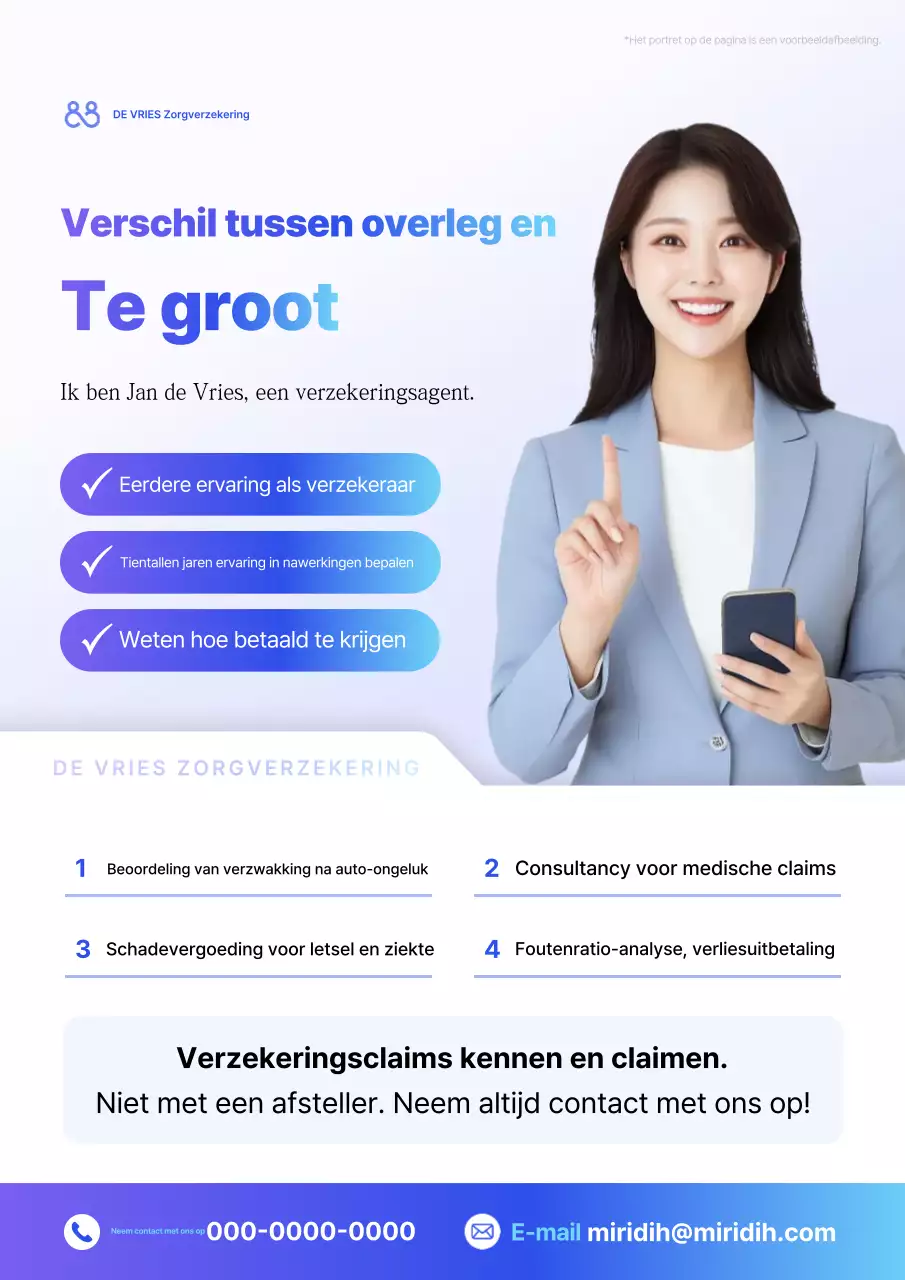 Promotie van Blue Modern Insurance Consulting