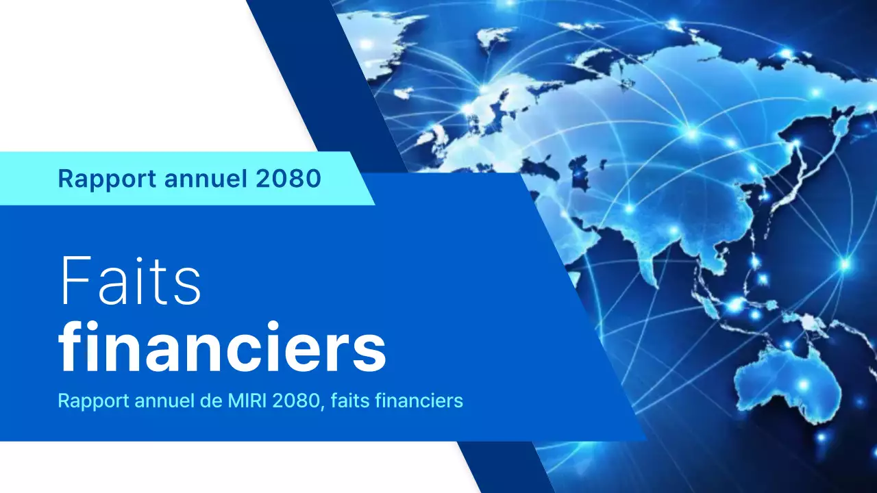 Analyse du rapport financier moderne bleu