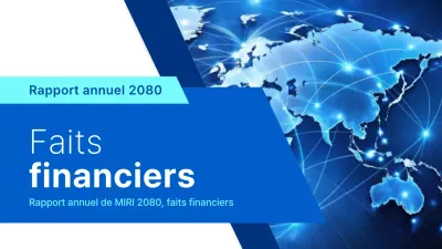 Analyse du rapport financier moderne bleu