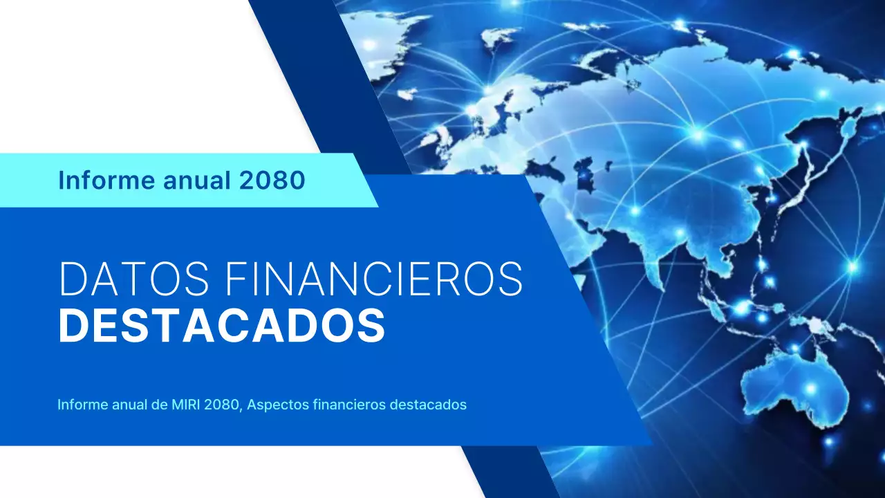 Análisis del informe financiero Blue Modern