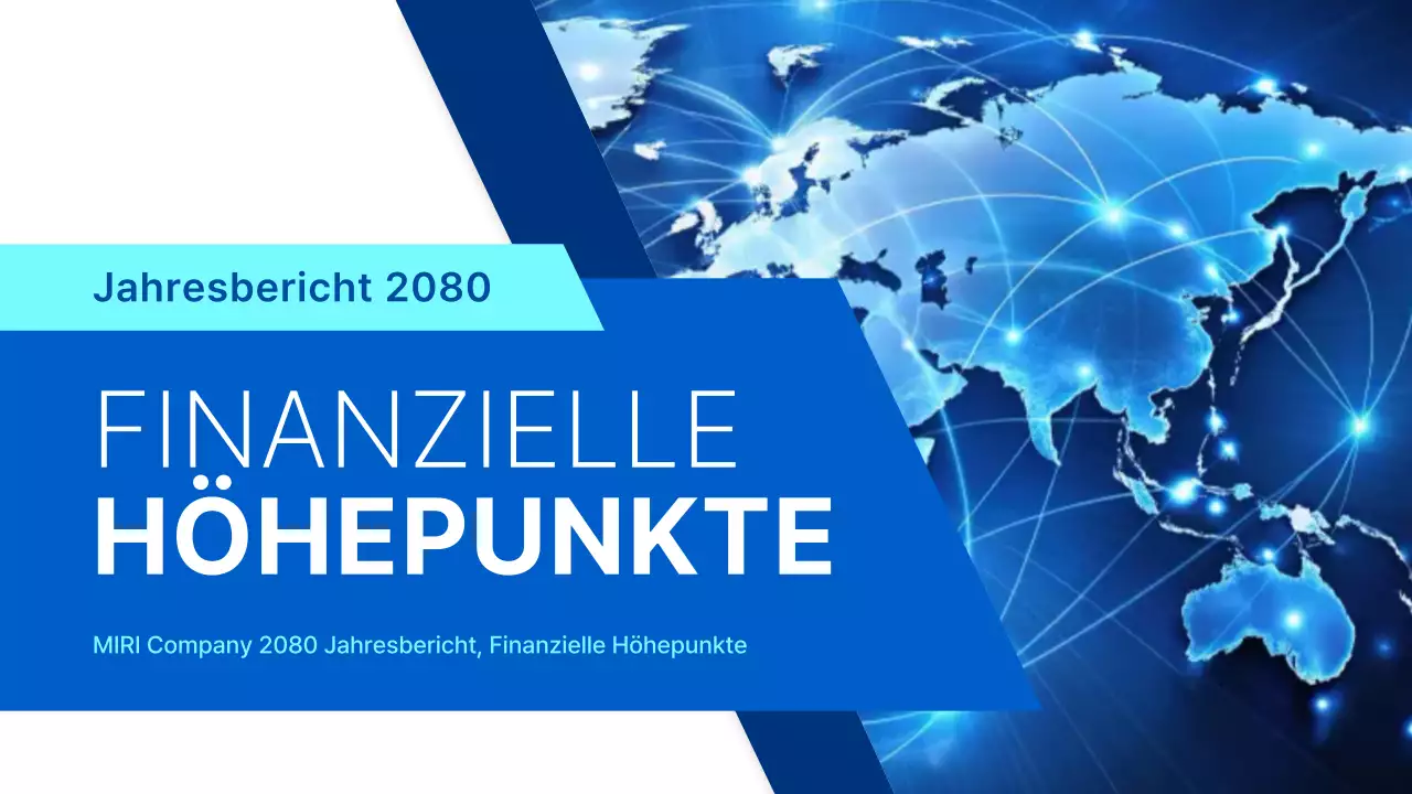 Blue Modern Finanzberichtsanalyse