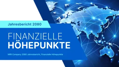 Blue Modern Finanzberichtsanalyse