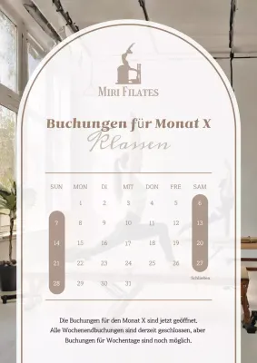 Beige Clean Trainingsplan-Leitfaden