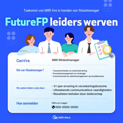 Blue Modern Leader Recruitmentgids