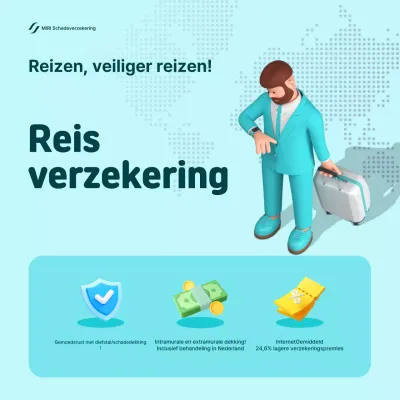 Advertentie voor Sky Blue Modern Insurance