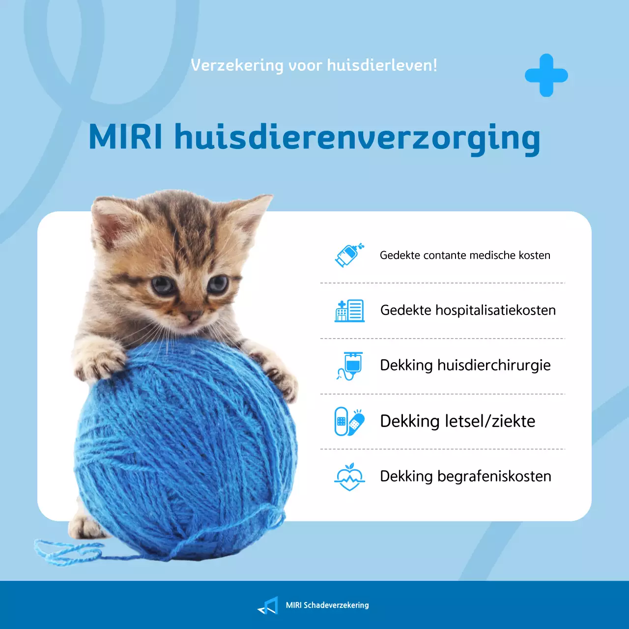 Sky Blue Clean Pet Insurance-actie