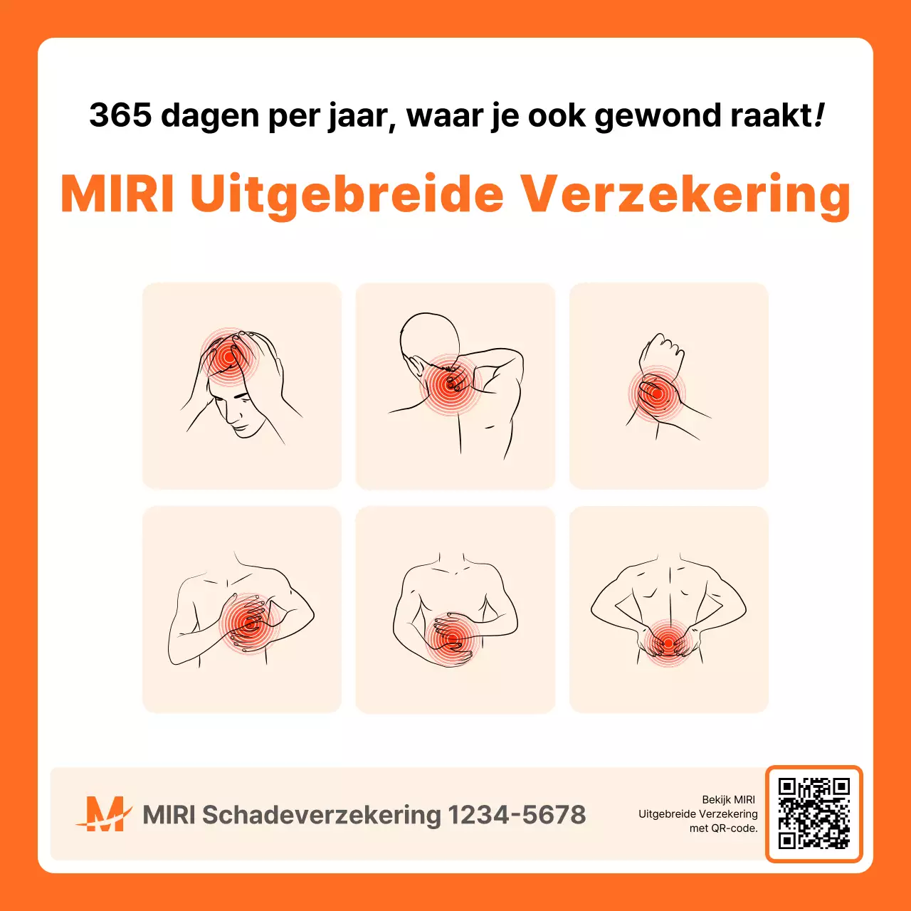 Advertentie voor Orange Simple Insurance