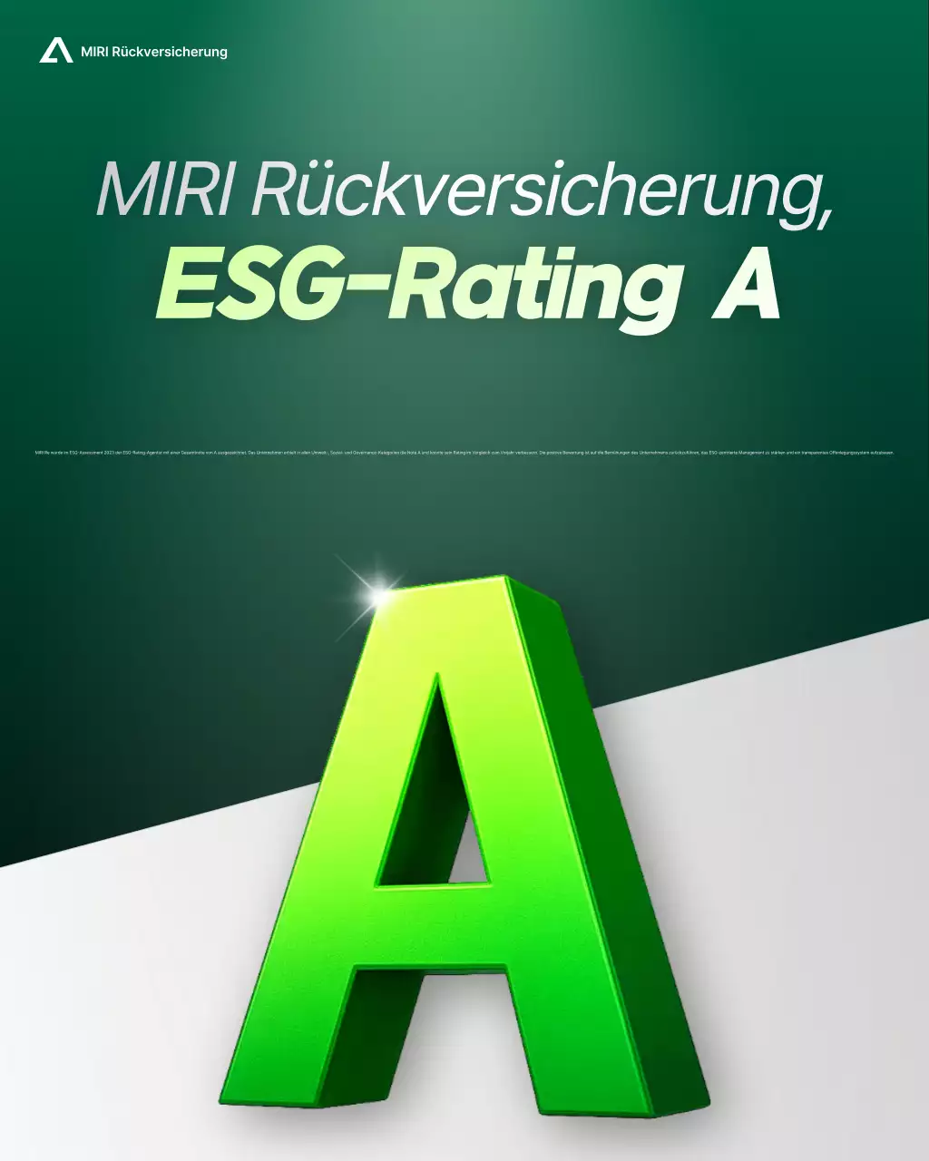 Green Modern ESG Rating Anzeige