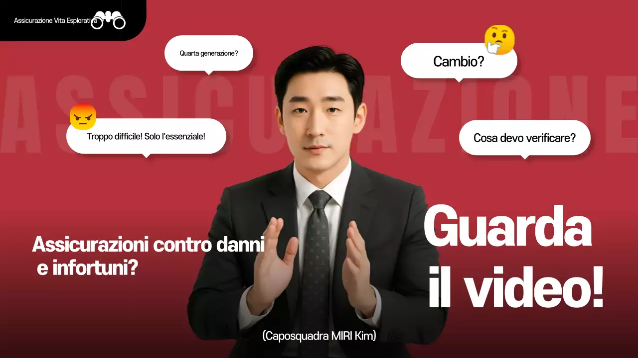 Consegna di informazioni assicurative moderne rosse