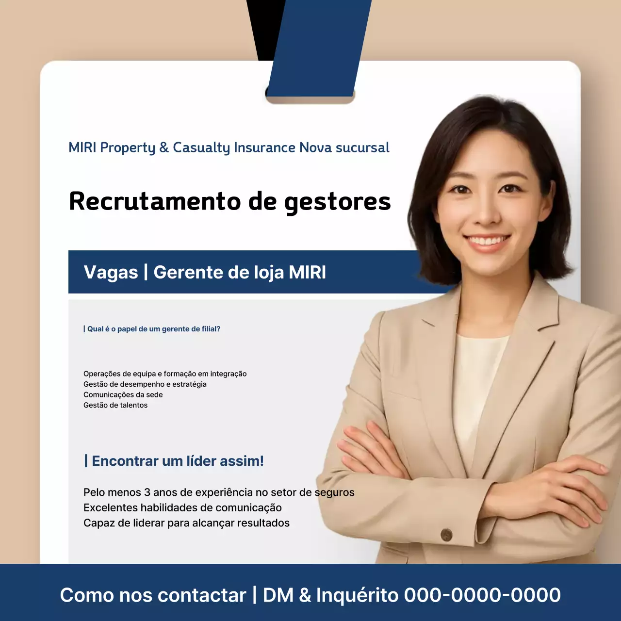 Publicação de vaga de emprego da Bege Clean Recruitment