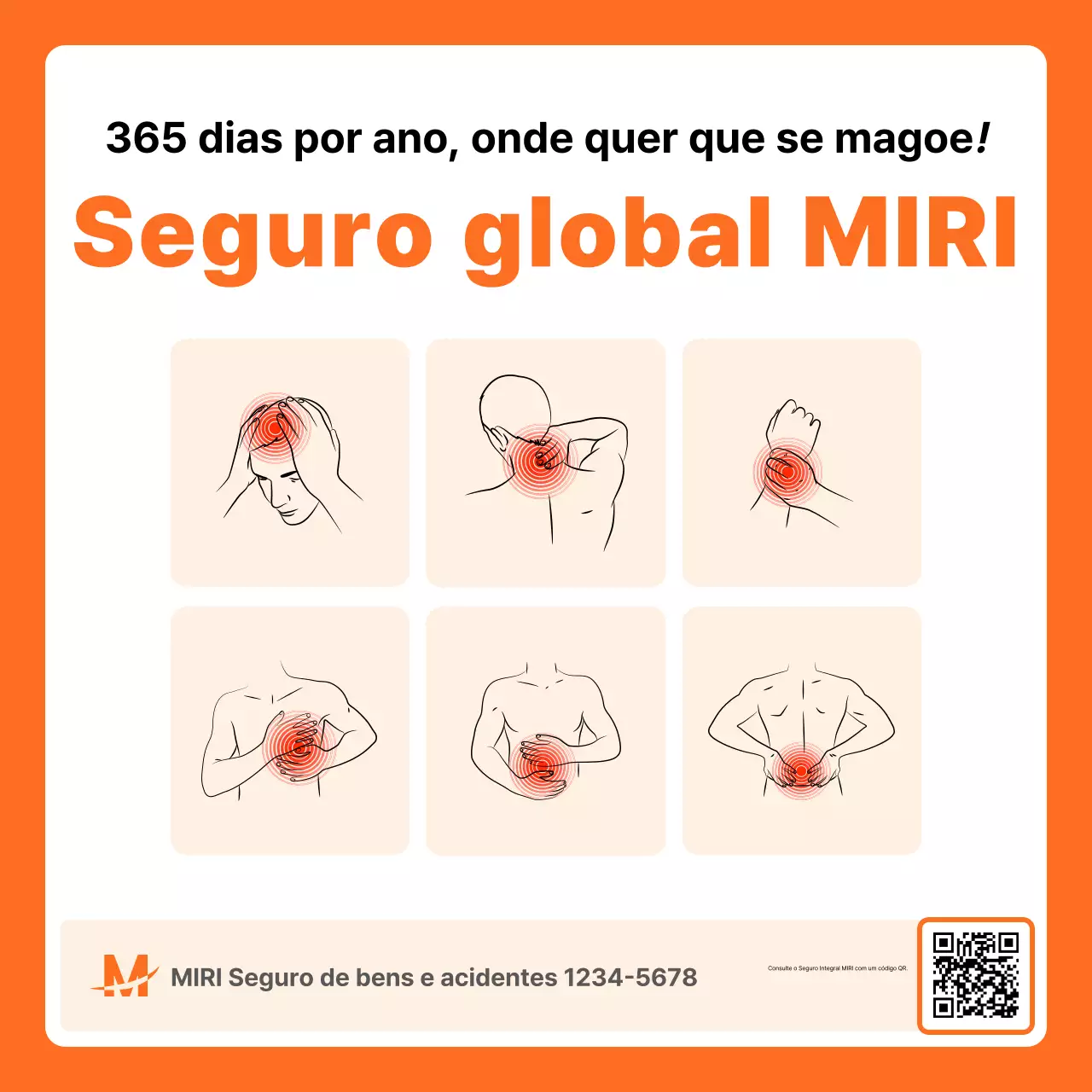 Anúncio de Seguro Simples Laranja