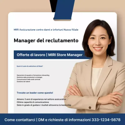 Annuncio di lavoro Beige Clean Recruitment