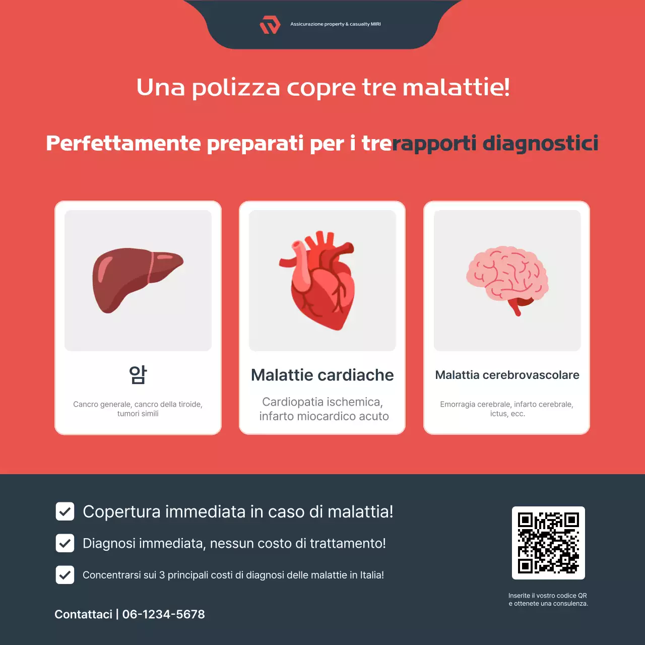 Pubblicità di Red Modern Insurance
