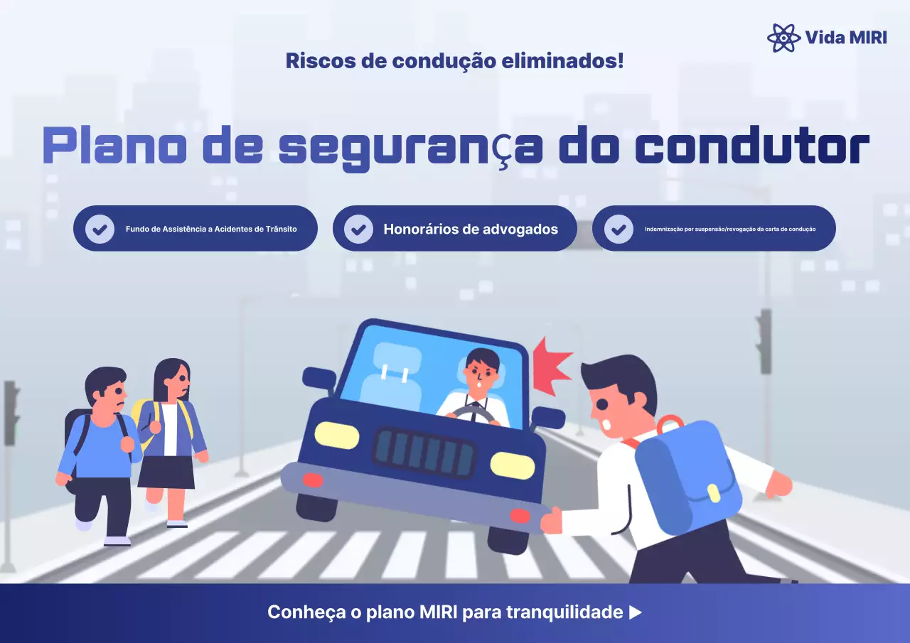 Promoção da Campanha de Segurança Simples Azul-Céu