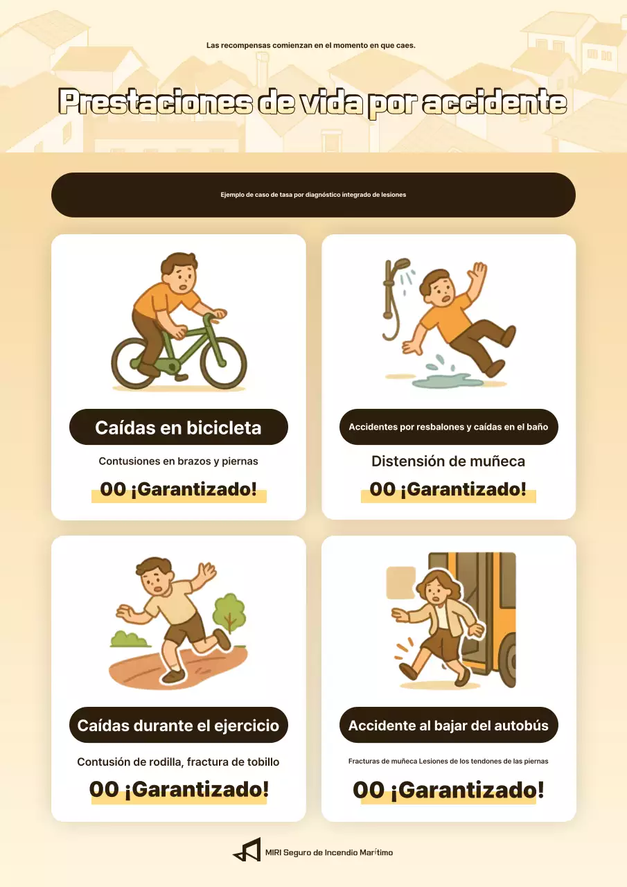 Guía de garantía de seguridad simple de Beige