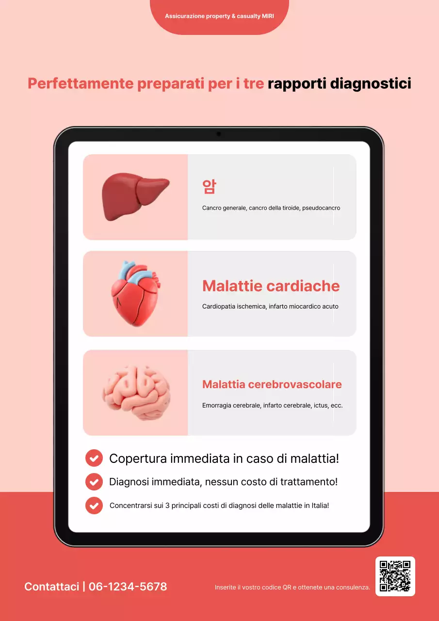 Pubblicità di Pink Modern Insurance