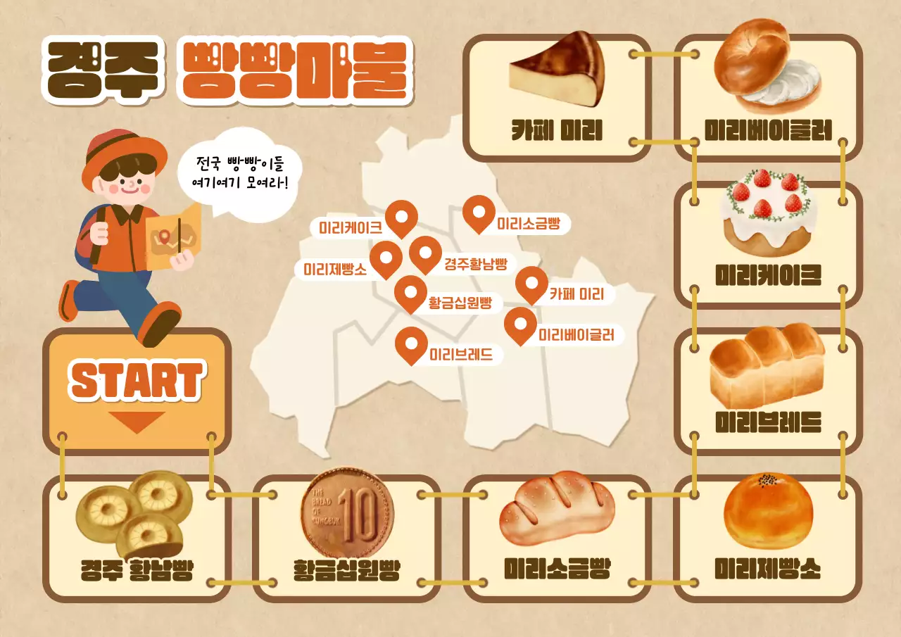 베이지 아기자기한 베이커리 안내