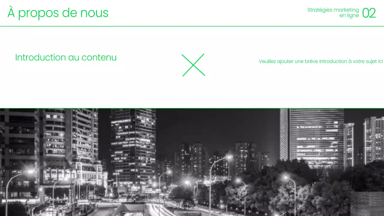 Annonce d'un événement de marketing moderne et écologique