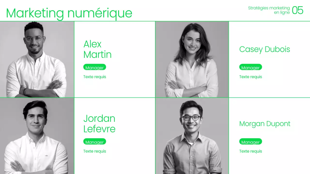 Annonce d'un événement de marketing moderne et écologique