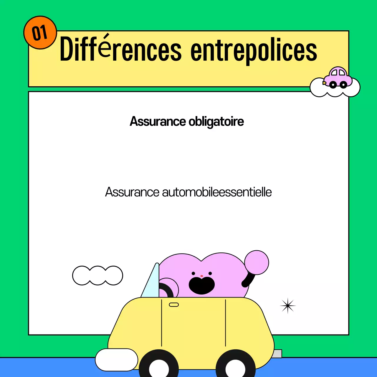 Guide de l'assurance automobile Blue Baby