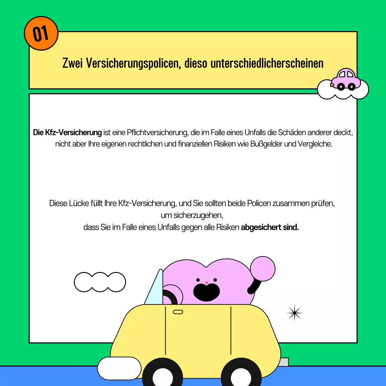 Blue Baby Autoversicherungsleitfaden