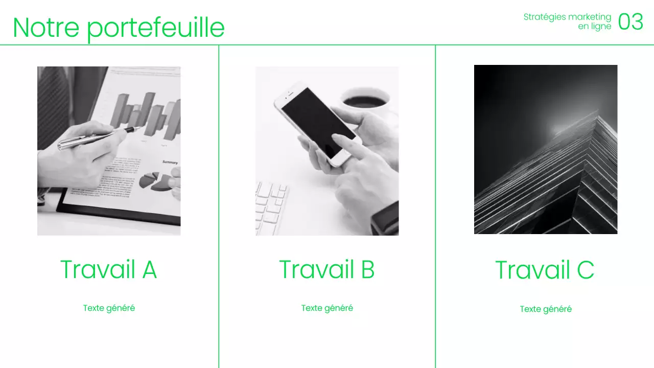 Annonce d'un événement de marketing moderne et écologique