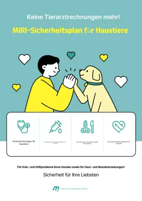 Sky Blue Simple Haustierversicherungsangebot