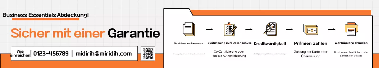 Leitfaden zur Orange Clean Garantieversicherung