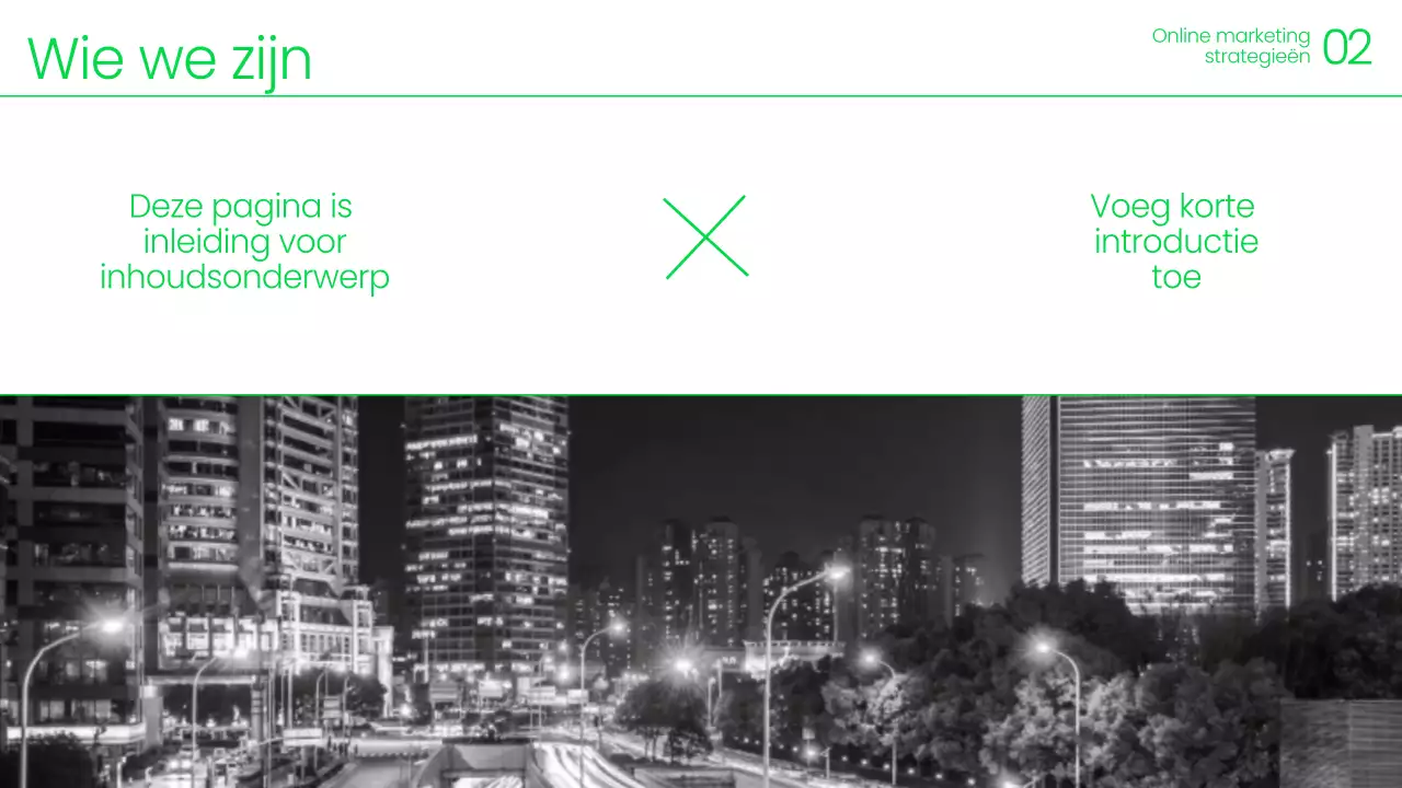 Aankondiging van het Green Modern Marketing-evenement