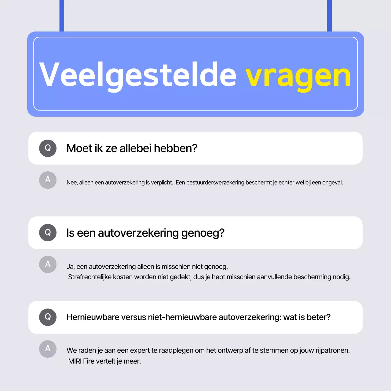 Advertentie voor Blue Modern Insurance