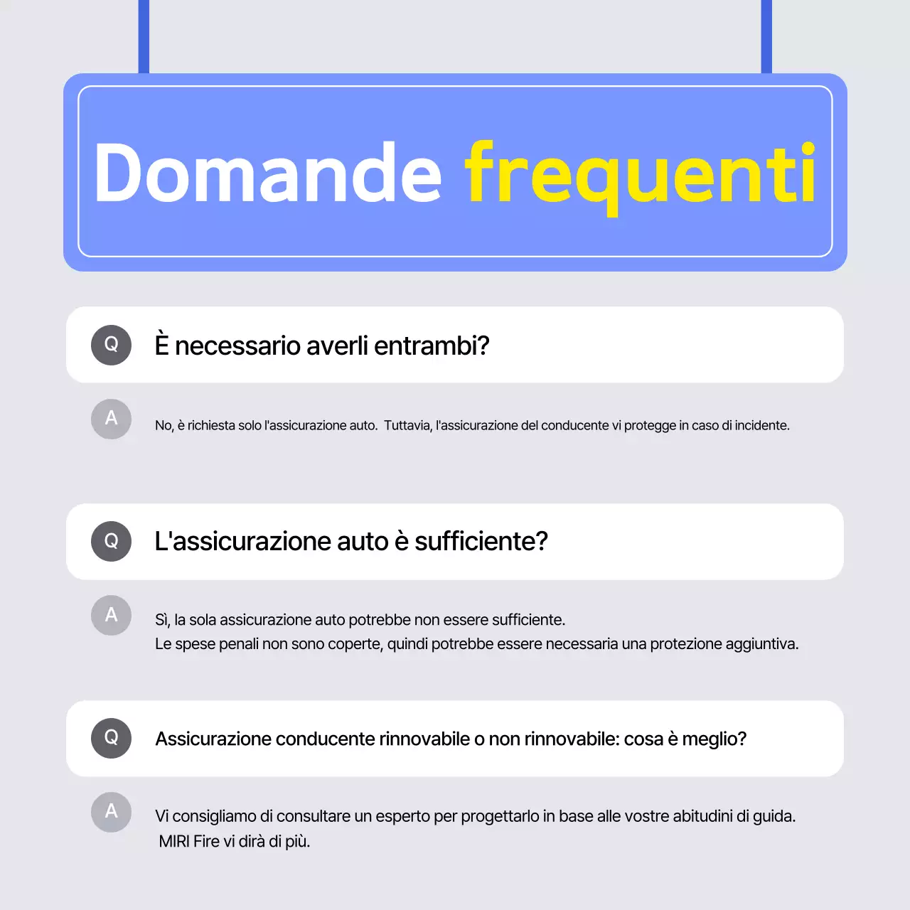 Pubblicità di Blue Modern Insurance