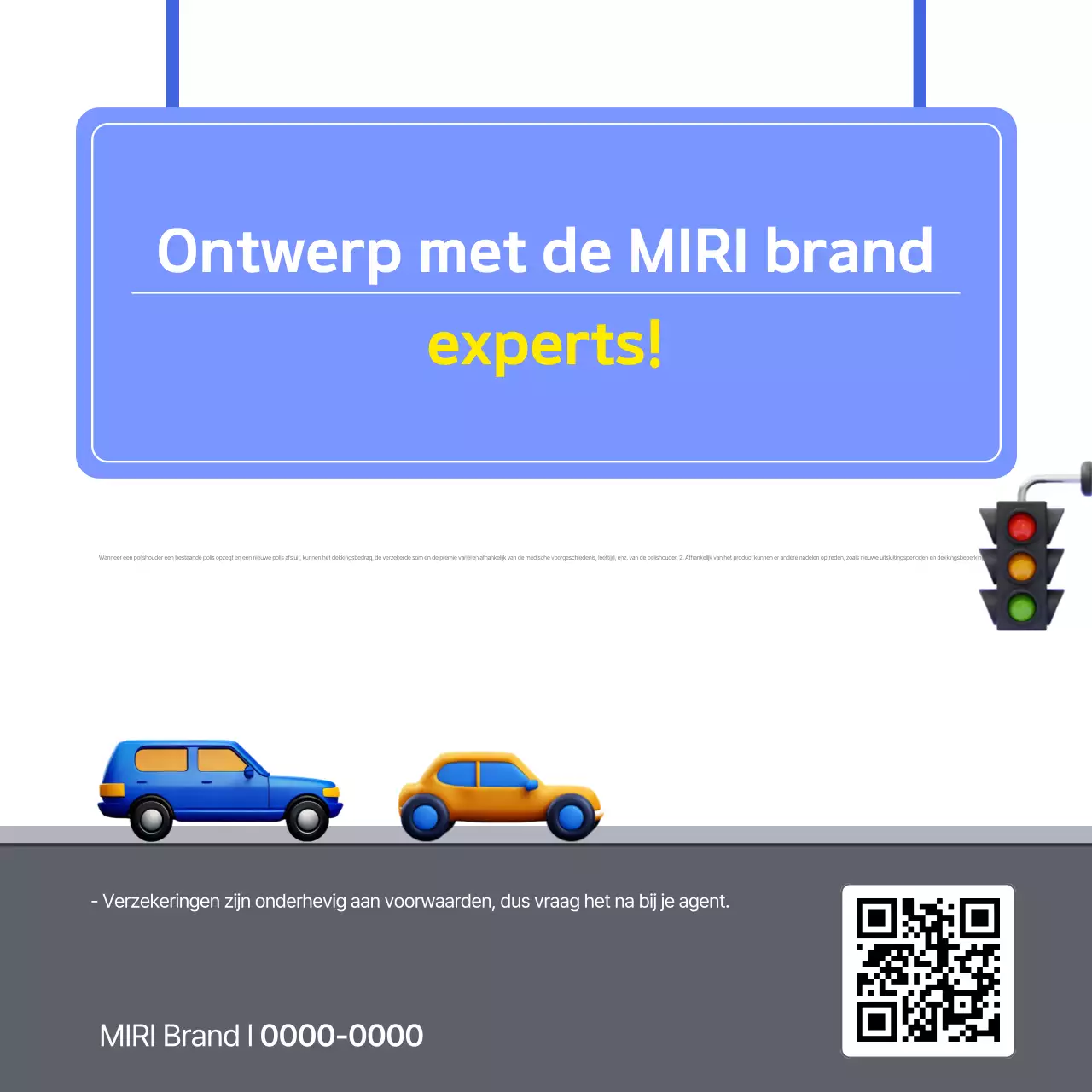 Advertentie voor Blue Modern Insurance